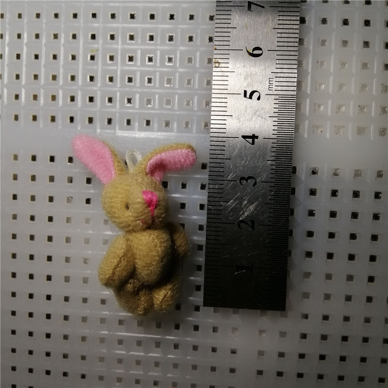 4.5cm 다크 브라운 토끼