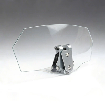 universal windshield, Motorcycle front windshield - windshield-single-pane-smoky-gray