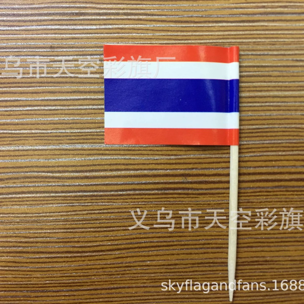 Флаг зубочистки Таиланда в наличии Тайский Ресторан фруктовый торт стейк пицца зубочистка флаг в наличии