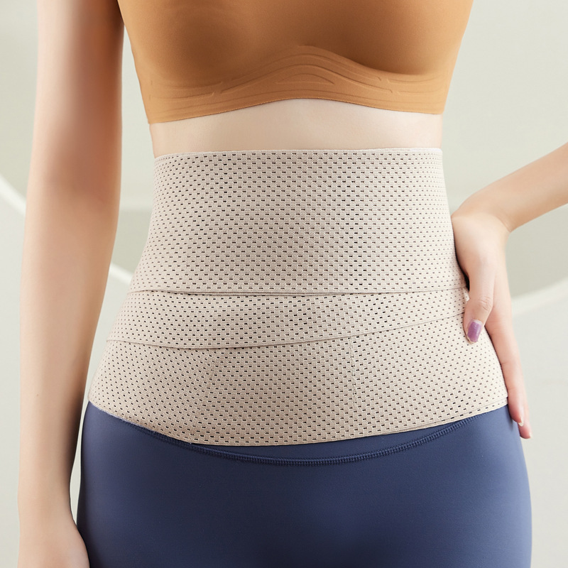 Cross-border Belt Belt Breathable Anti-stuffiness Shaping Belt Beauty Waist Women's Fitness Curve Belt after Cesarean Section