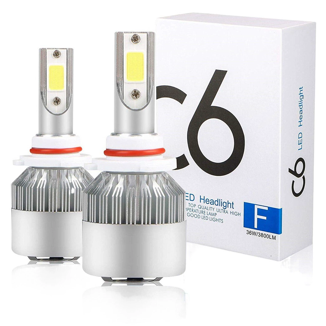 Трансграничная поставка c6 светодиодная автомобильная фара H4 модифицированная автомобильная фара H7 H11 9005 встроенная фара дальнего и ближнего света