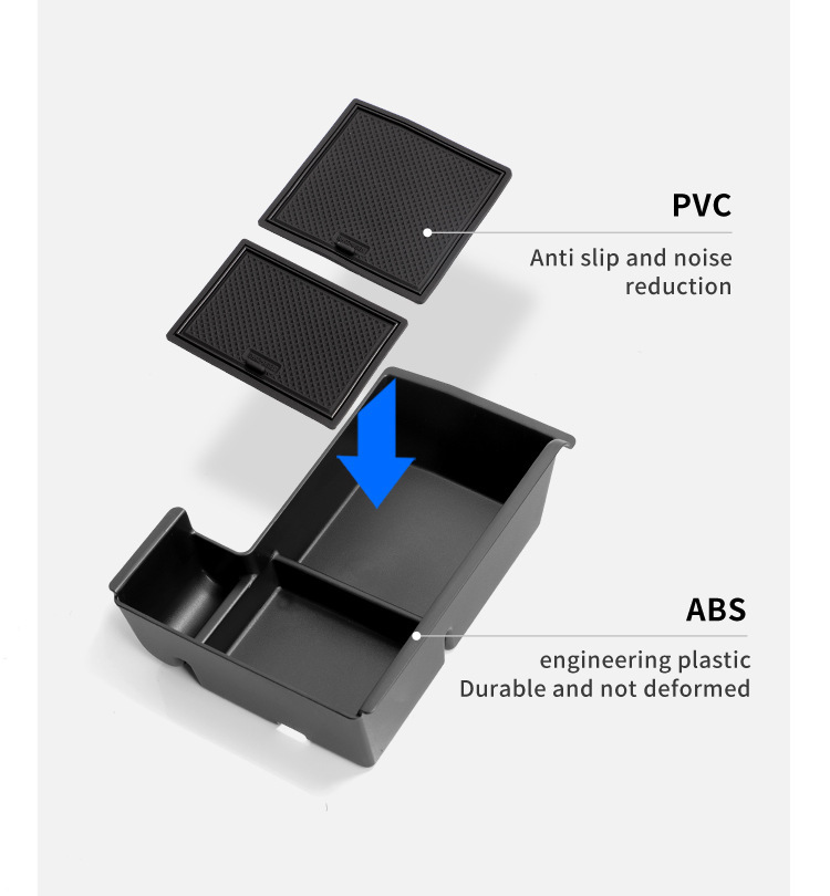 Suitable for 25 Song Plus Dmi/Sealion 6 Right-Hand Drive Armrest Box Storage Box Car Supplies Modification Accessories