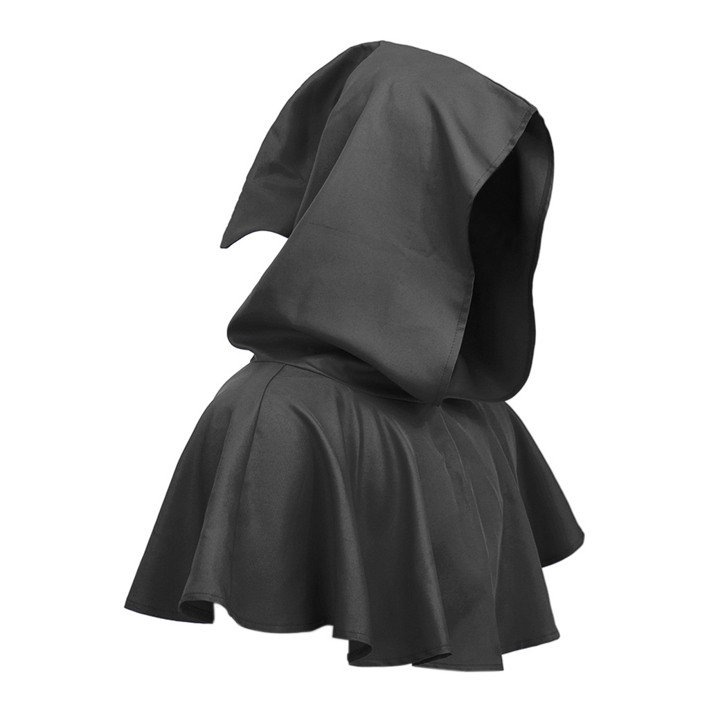 스팟 할로윈 COS 의상 죽음의 망토 중세 후드 망토 의상 중세 마법사 스님 의상