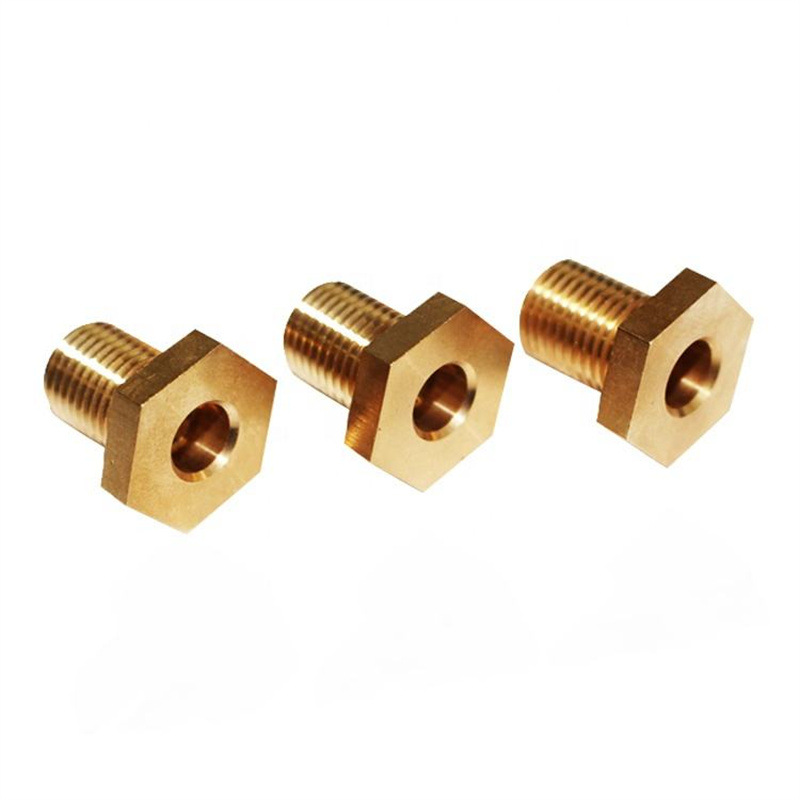 黄铜平头六角螺丝非标加工 cnc车削加工