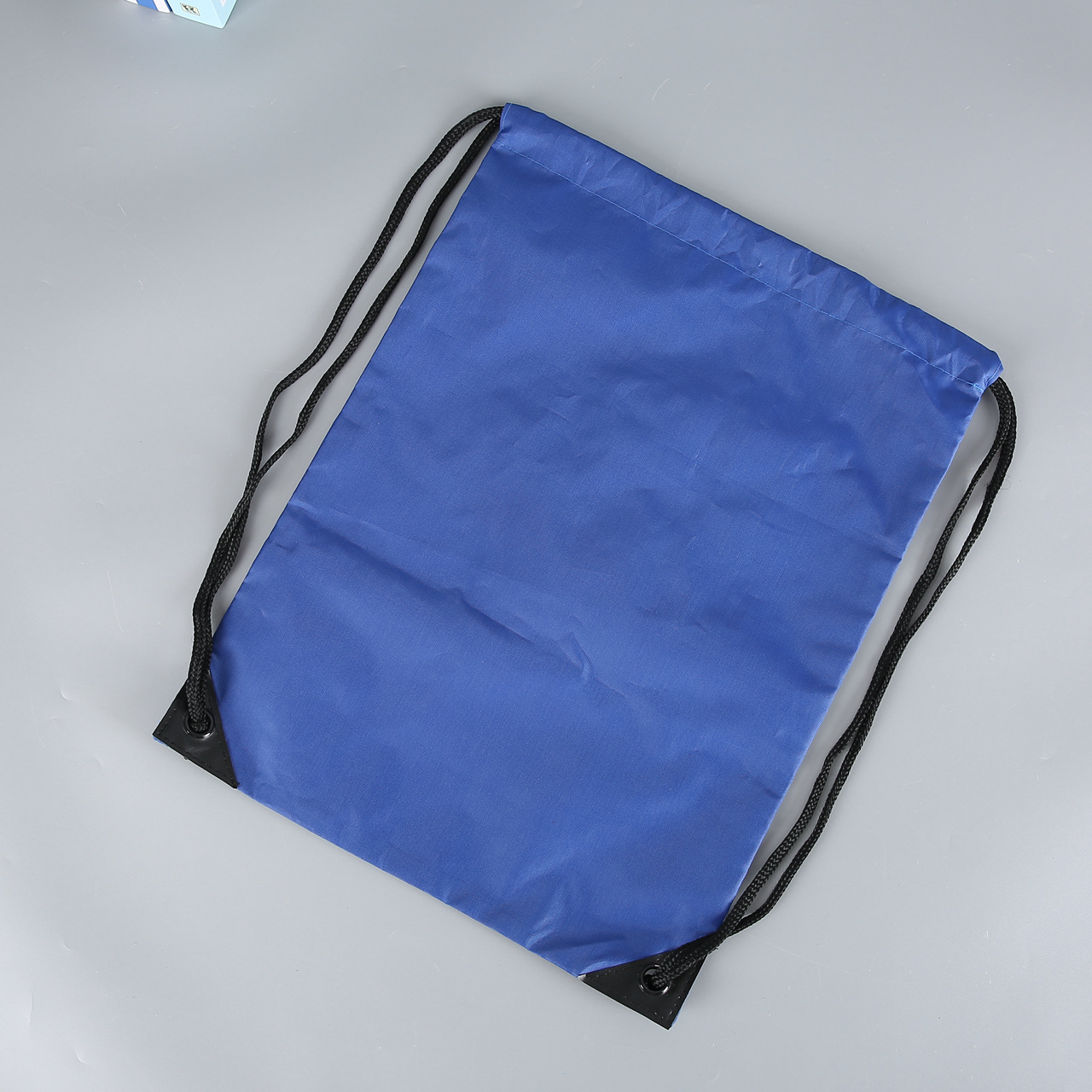 厂家定制空白束口拉绳袋 210D涤纶布收纳袋 涤纶双肩背包抽绳袋