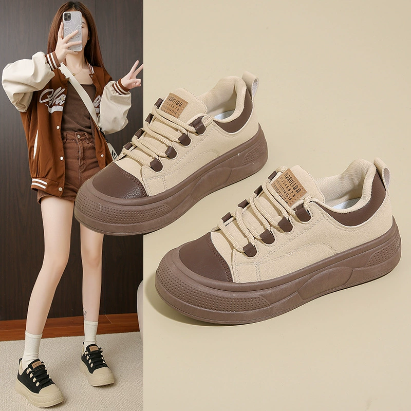 2025 Маленькие белые туфли дети весна новая корейская версия s школьницы повседневная спортивная дикая доска уличная стрельба Q2002