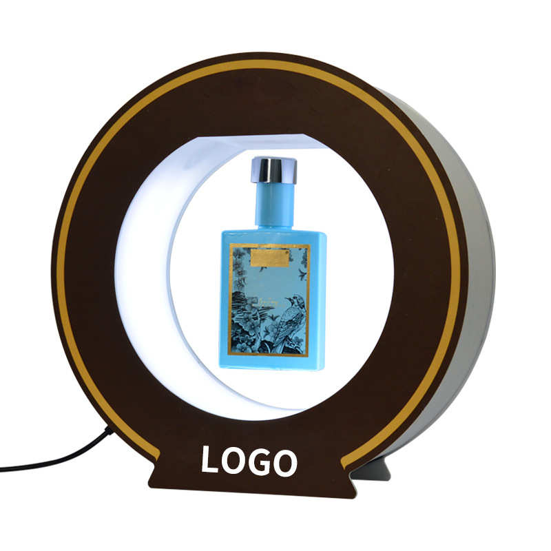 定制磁悬浮展示架创意旋转发光磁悬浮产品展示台化妆品磁悬浮展示