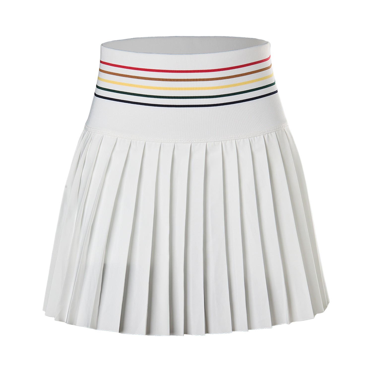 Falda de tenis de secado rápido de nuevo estilo transfronterizo, falda de fitness de bolsillo de fondo anti-caída para mujer, falda de deportes de carrera al aire libre