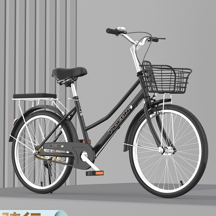 通勤自行车校园男女式轻便成年24寸26寸男女士学生上班单车