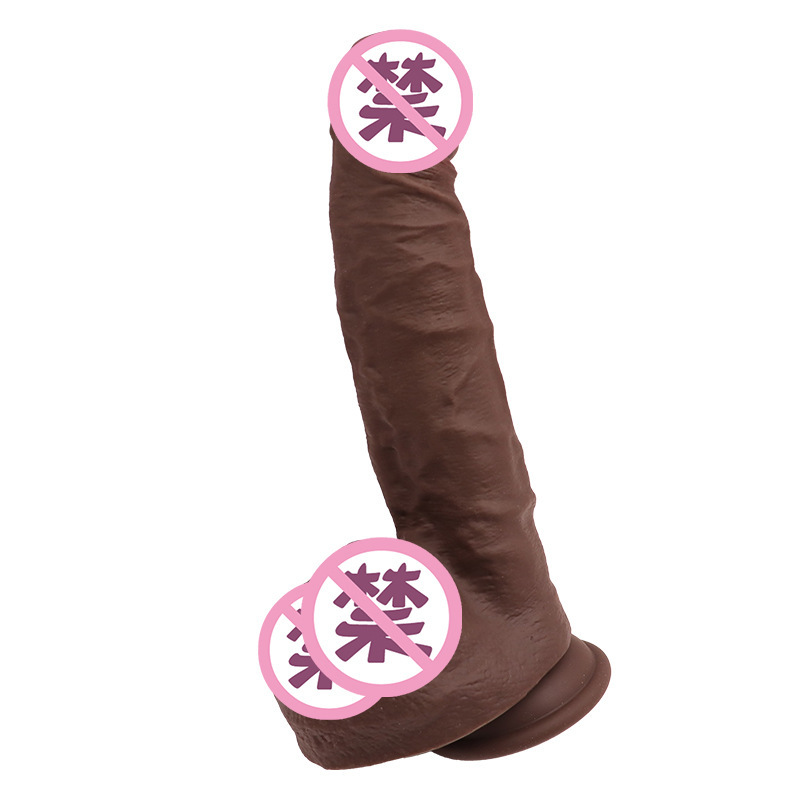Liquid Silicone Realistic Dildo, Extra-Large Manual Design for Internal and Clitoral Stimulation — detail image 1