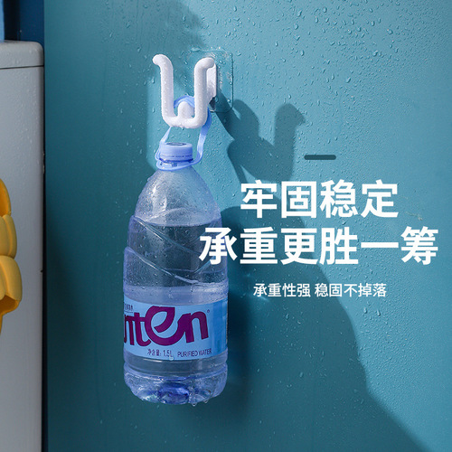 Drill-free bathroom shoe rack, simple slipper hook, wall-mounted drainage rack for bathroom storage