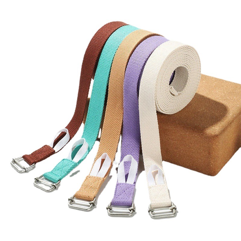 Iyengar Yoga Stretch Belt Open Shoulder Pull Belt Beautiful Back Anti-Hunchback Pull Tendon Aerial Yoga Rope Auxiliary Supplies