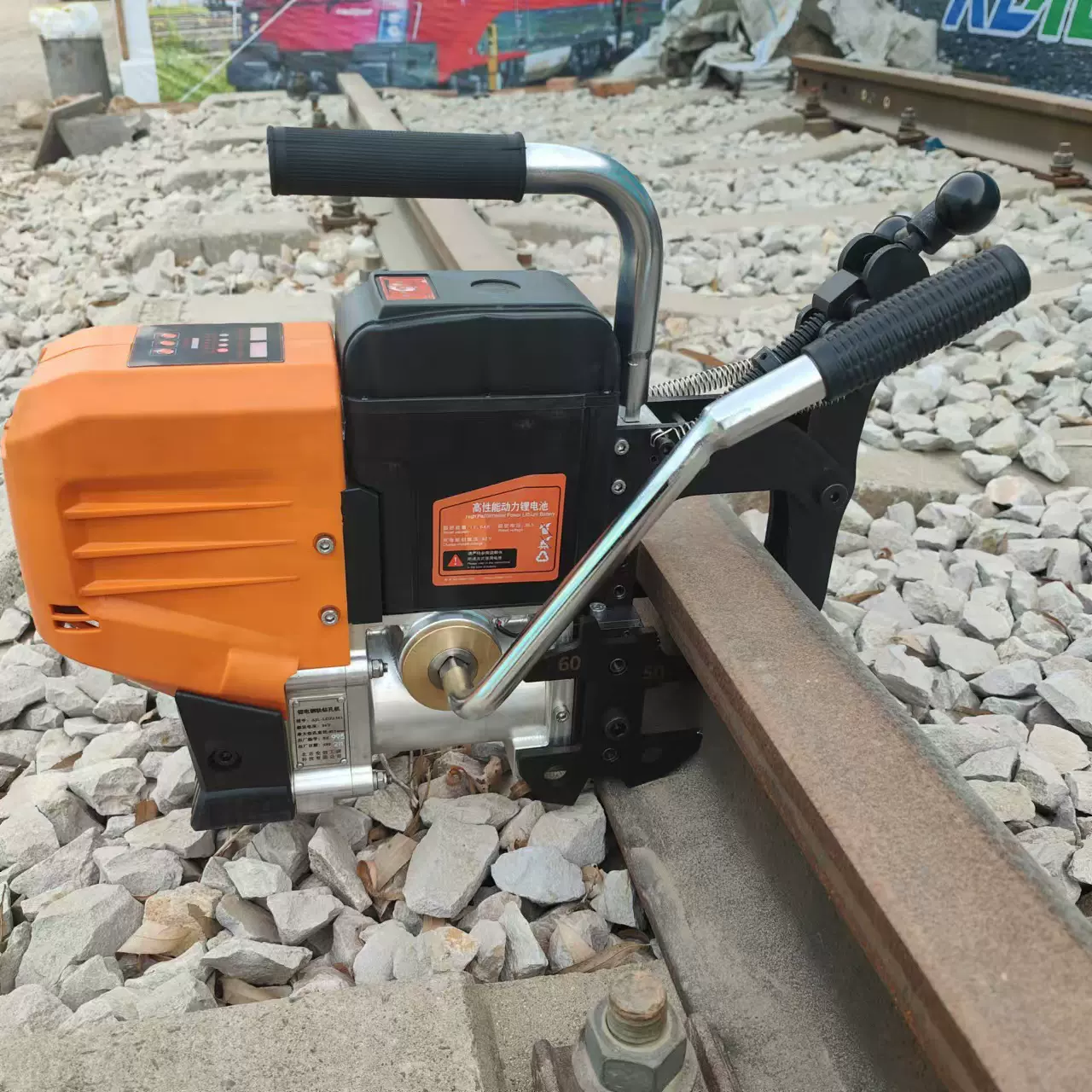 供应RD-LDZ-1501锂电钢轨钻孔机 钢轨打孔机铁路维护操作简便