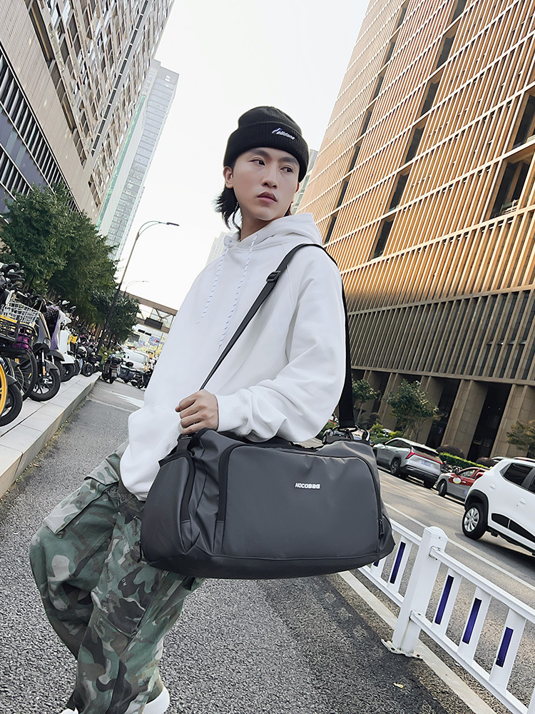 Bolsa de deporte para hombres nueva bolsa de equipaje de viaje de corta distancia portátil de gran capacidad para mujeres bolsa de viaje de almacén de zapatos independiente