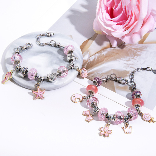 Amazon Cross-border Children's DIY Bead Bracelet, Children's Creative Jewelry Accessories, Girls' Festival Gifts
