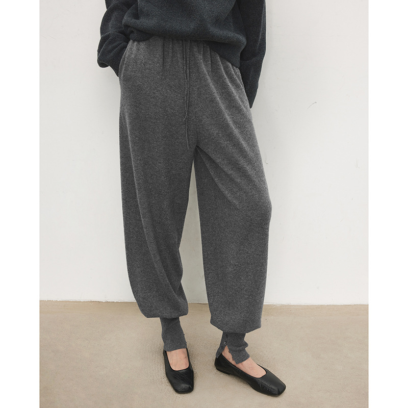 CHIC超级时装发布大秀款意大利支绒/松紧腰灯笼裤