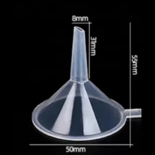 Funnel 50mm with Handle Plastic Funnel Liquid Filling Tool Funnel Small Diameter Filling Bottle Liquid Addition