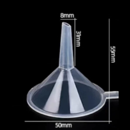 Воронка 50 мм с ручкой, пластиковая воронка для розлива жидкостей, инструмент для заливки, воронка для бутылок с малым диаметром горлышка, для добавления жидкости