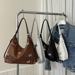 Demi-season one-shoulder bag, underarm bag, internet celebrity, Korean style