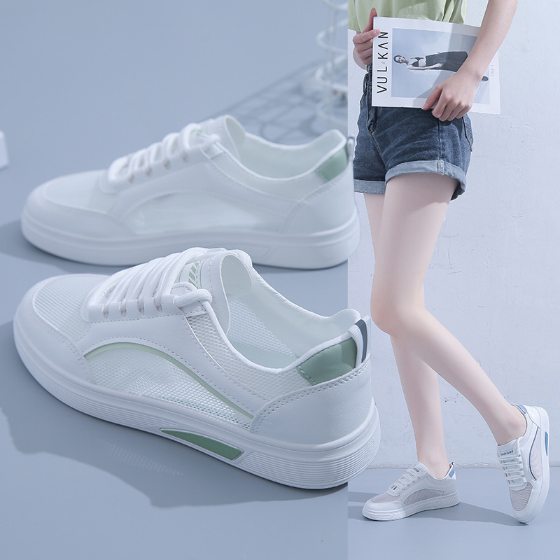 2026 Summer New White Sneakers Korean Style Ins Female Students' Height-Increasing Thick-Soled Sports Casual Shoes Women D208 2026 Summer New White Sneakers Korean Style Ins Female Students' Height-Increasing Thick-Soled Sports Casual Shoes Women D208