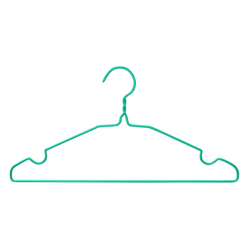 Venta al por mayor de fábrica engrosada colgador recubierto de plástico para adultos antideslizante percha de hierro percha de ropa para el hogar dormitorio percha de ropa sin costura