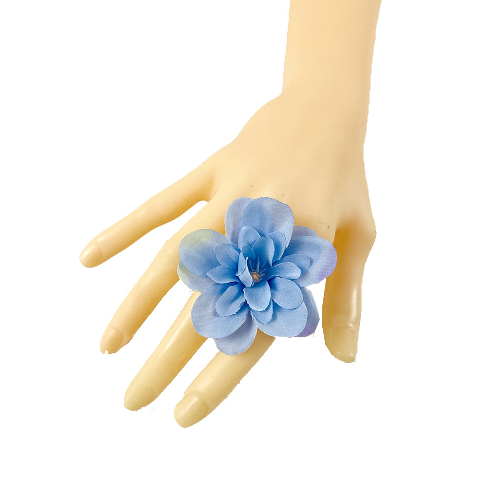 Flores hechas a mano de simulación de golondrina DIY ropa de decoración de cabello ilustración material de flores de pinzas flores falsas de hincia