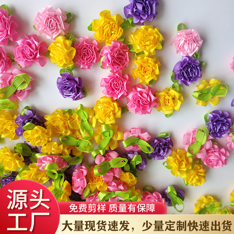Fábrica directa cinta peonía flor Rosa Ropa Accesorios joyería caja de regalo decoración hecha a mano DIY lote