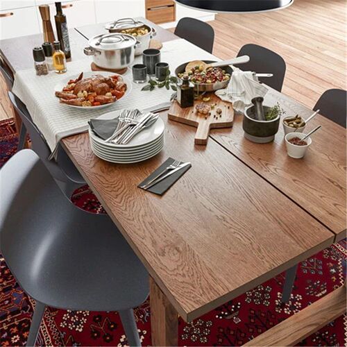 Beech Wood Home Dining Table Japanese Style Full Solid Wood Dinner Table Simple Same Style Desk Study Desk