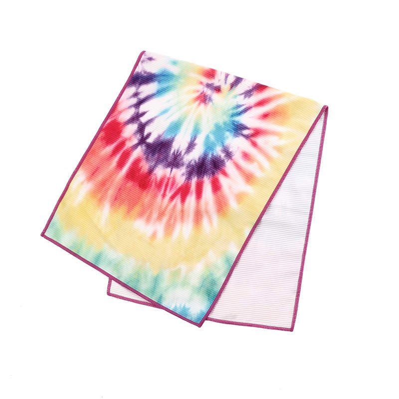 Toalla de playa a rayas con estampado digital de terciopelo de doble cara, toalla de microfibra de secado rápido para nadar, patrón de tamaño