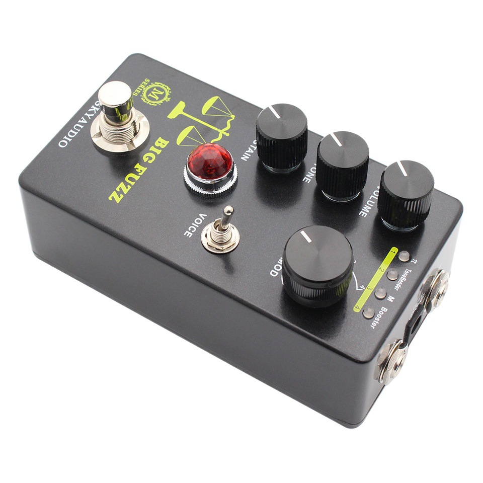Dispositivo de efecto de guitarra de instrumento musical MOSKYAUDIO GRAN FUZZ dispositivo de efecto magnético