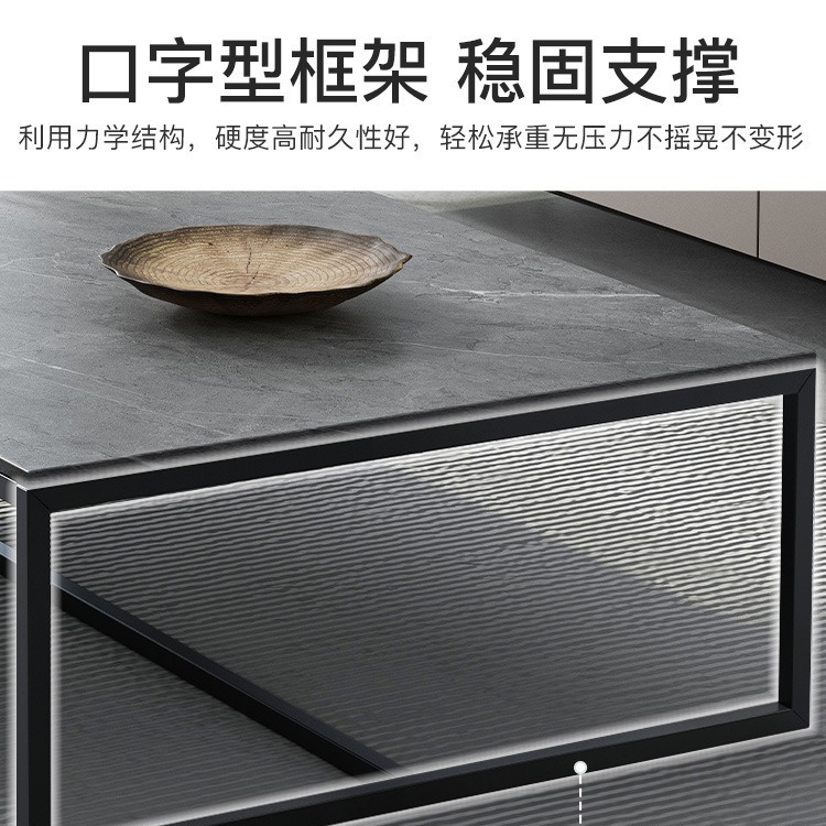 Mesa de café sala de estar hogar Luz lujo moderno minimalista Oficina mesa de café minimalista pequeño apartamento simple sala de estar Mesa mesa de café