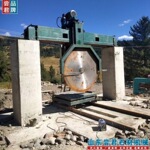 山东尝君液压桥式切割机 多功能石材切板机 自动轨道锯 花岗岩板