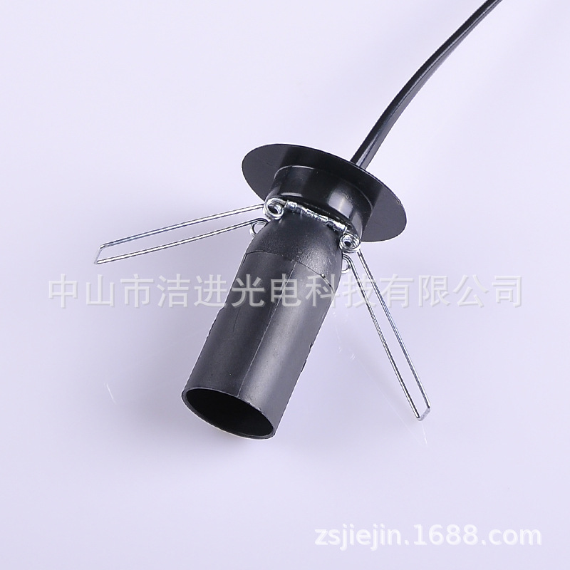Base de lámpara E14 con soporte para lámpara de sal con luz regulable, enchufe chino de dos clavijas de 1.8 metros, regulable, velocidad ajustable, cable de alimentación con temperatura ajustable. image 3