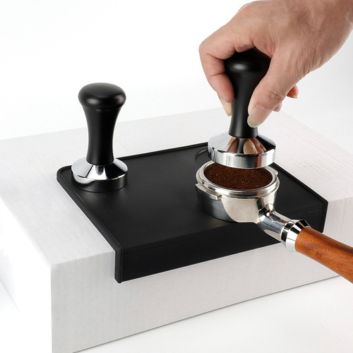 Coffee powder press, labor-saving powder press, stainless steel solid coffee powder press, espresso machine wooden handle press
