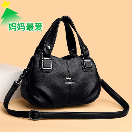 Middle-aged mother handbag new 2024 large-capacity high-end middle-aged one-shoulder outing lightweight ladies cross-body bag