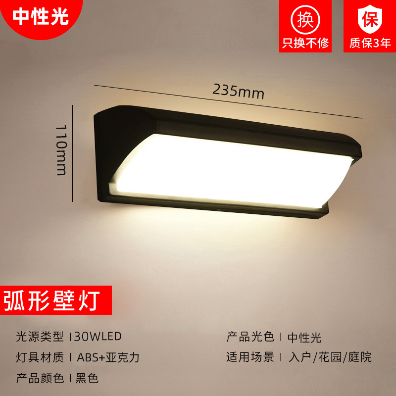 Luz neutra de plástico 30w