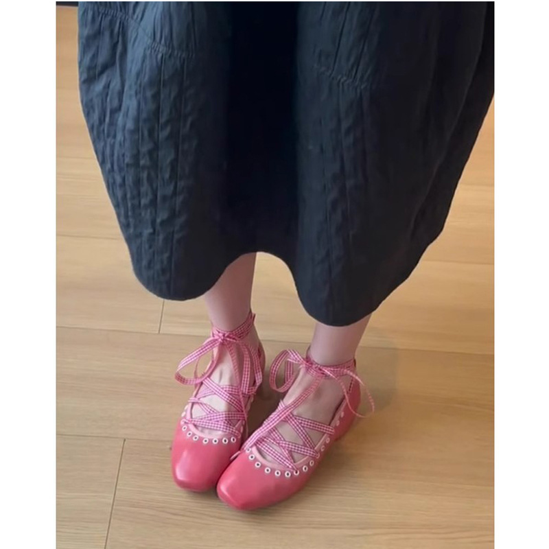 Luxuriöse Damen Mary Jane Schuhe Mit Blockabsatz Und Karreeform_voghion.com
