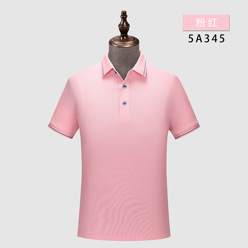 De gama alta 5A antibacteriano anticuerpo desodorante antiácaros verano hombres de manga corta de algodón solapa Camiseta polo logotipo impreso personalizado
