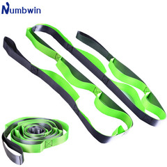 12-hole rank with yoga extension strap, nylon extended yoga belt, posture lift, one-word horse split, lotus rope