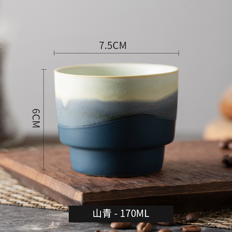 Taza de cerámica de estilo chino Taza de degustación de café de oficina Taza para el hogar Taza creativa de horno rosa personalizada