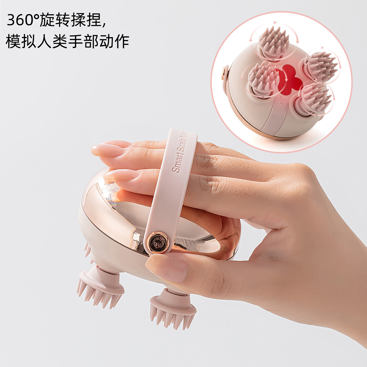 masajeador de cabeza de mano transfronterizo multi-modo masaje de cuero cabelludo para aliviar la fatiga masaje de vibración de terapia de cabeza nuevo tipo