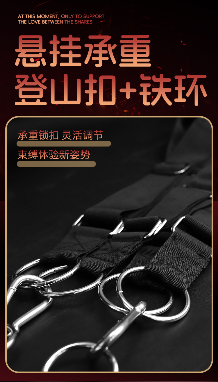 Nipple Clamps and Handcuffs Set with Rope for Adult Couples — detail image 6
