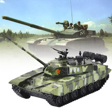 1:32合金T99主战坦克模型防空装甲车军事战车儿童玩具金属车