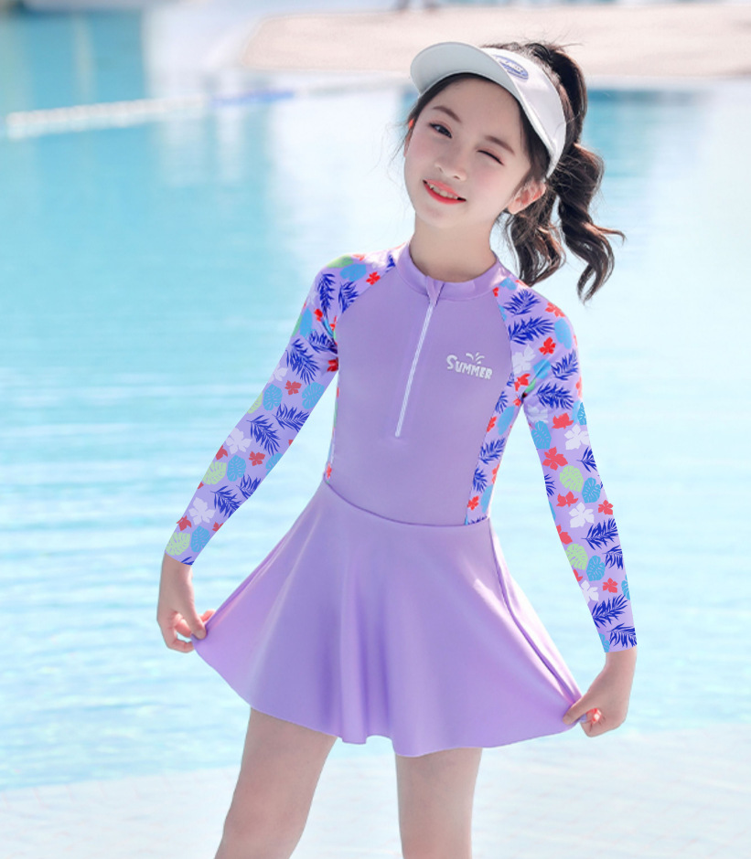 Purple long-sleeve