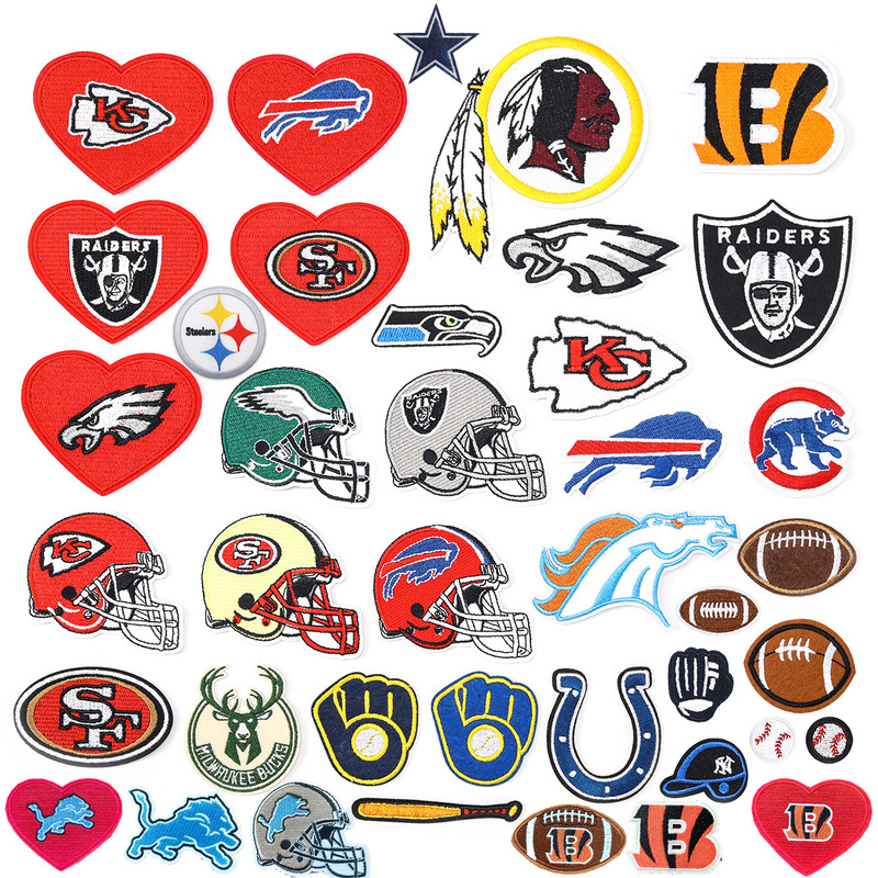 Cross-border popular rugby Sports team embroidered cloth stickers baseball team embroidered labeling shoes clothing decorative stickers any group Cross-border popular rugby Sports team embroidered cloth stickers baseball team embroidered labeling shoes clothing decorative stickers any group