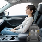 跨境斜方肌红光加热颈椎按摩神器多功能揉捏按摩仪全身可用按摩枕