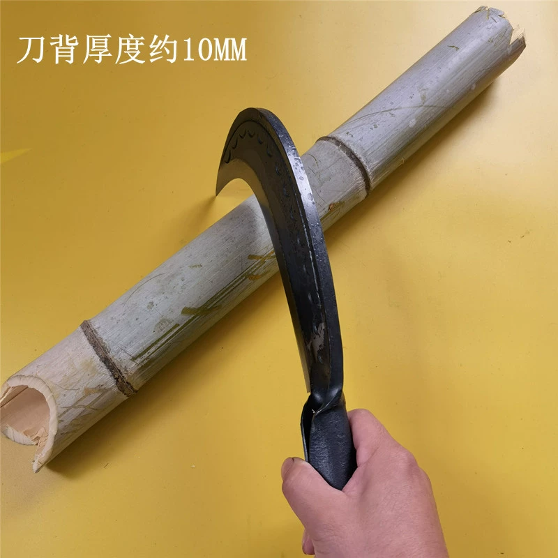 Yingdeli forging Miao Chai cutting firewood and cutting bamboo knife Agricultural cutting tools outdoor firewood knife open mountain sickle sickle