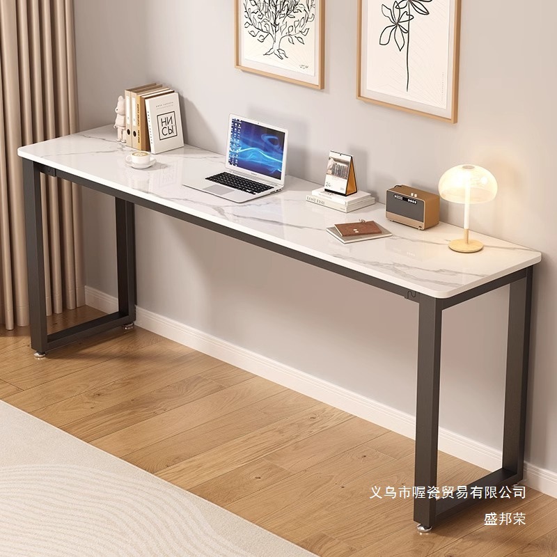 Slate Desk Computer Desk Rectangular Long Table Modern Simple Office Desk Writing Wall Home Factory Wholesale