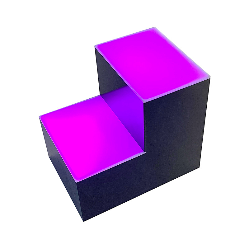 现货亚克力LED酒架台阶式发光展示架展示台酒吧啤酒LED陈列架