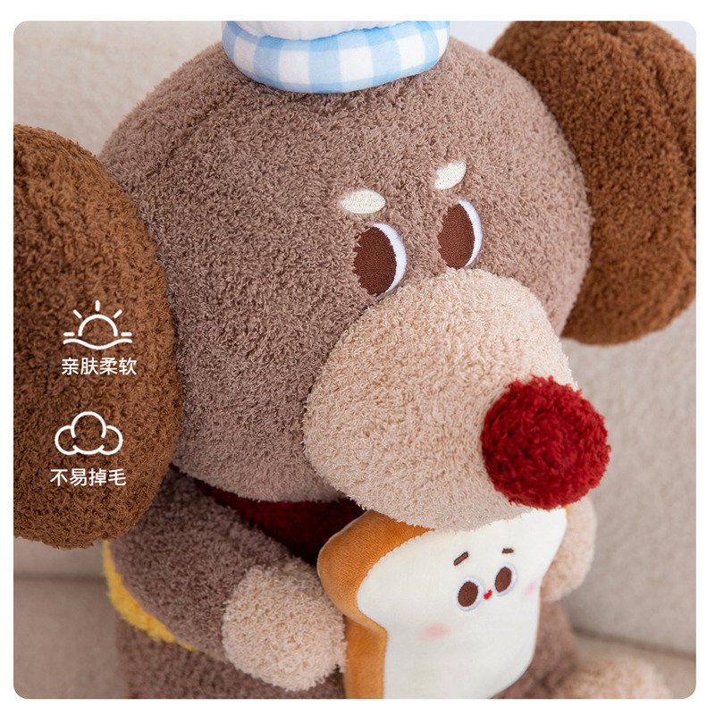 Muñecas extrañas muñecas adorables tostadas salchicha perro juguetes de peluche feos abstracción descompresión regalo de cumpleaños para chicas hombres